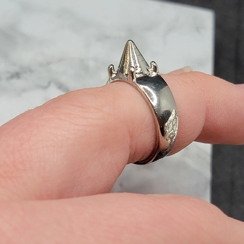 Silver Spike Ring
